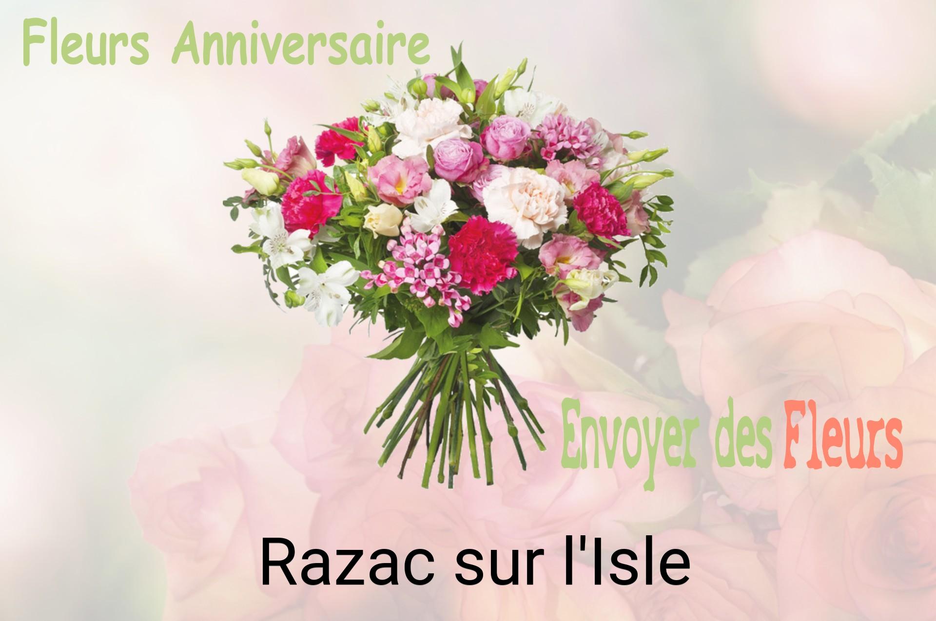 Bouquet de fleurs d’anniversaire livré à Razac-sur-l'Isle