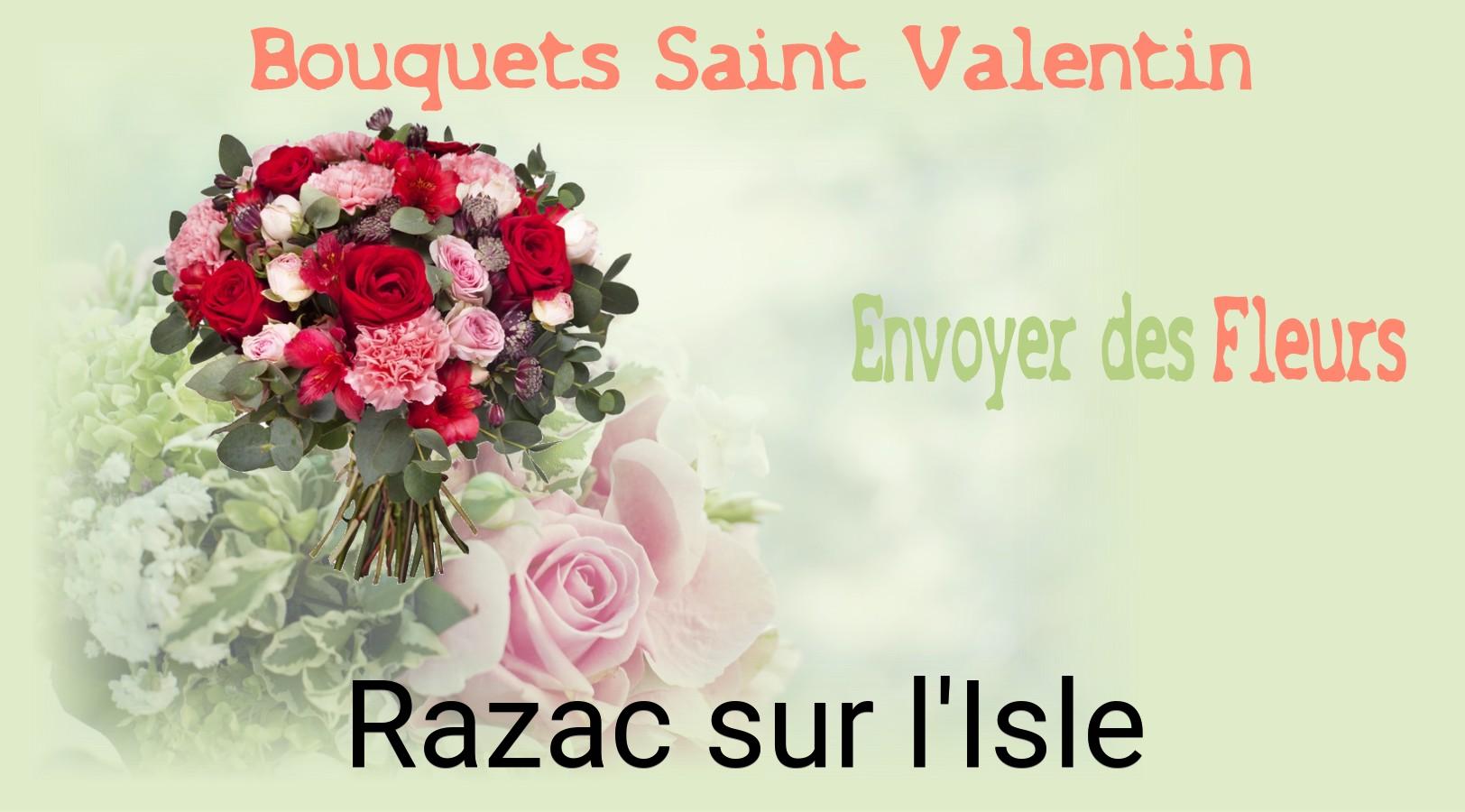 Roses de Saint-Valentin livrées à Razac-sur-l'Isle
